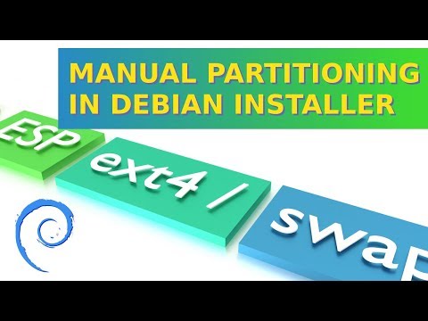 Manual Disk Partitioning in Debian Installer