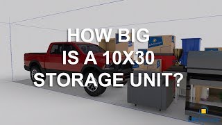 How Big is a 10x30 Storage Unit – Life Storage
