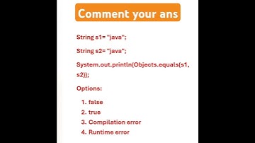 Daily Java interview questions #5 | java most asked interview questions #java #shorts