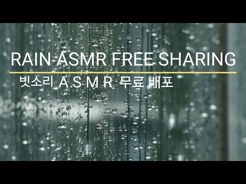 ASMR 공유] 깊은수면 빗소리 ASMR 무료 공유 빗 소리 효과음 다운로드