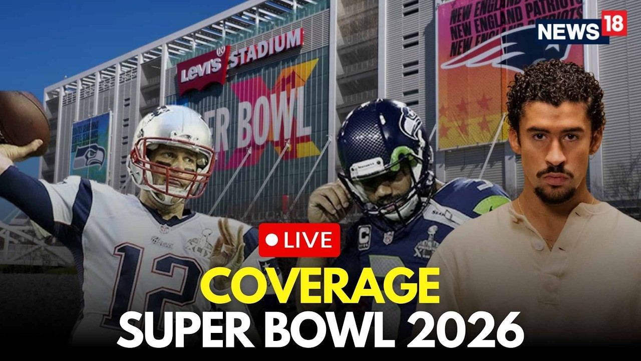 Super Bowl 2026 LIVE | Patriots Vs Seahawks Super Bowl LX | Bad Bunny Super Bowl | Halftime Show