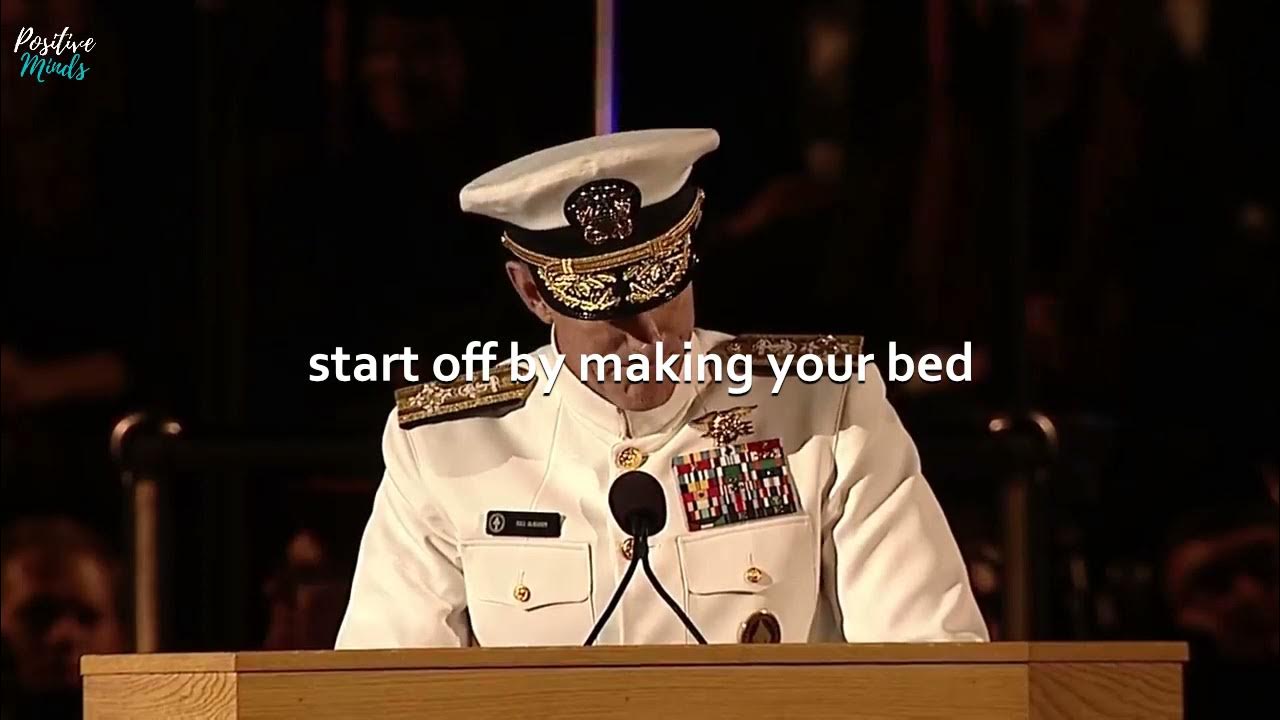 navy seal speech make your bed transcript