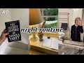 night routine of a recent graduate