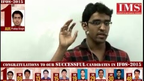 UPSC/ IAS-2015 AIR-13 & IFoS-2015 AIR-13 with Mathematics Optional