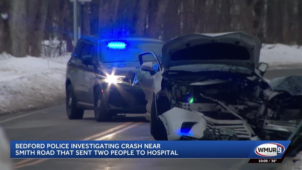 Bedford police investigate crash near Smith Road; 2 injured - YouTube
