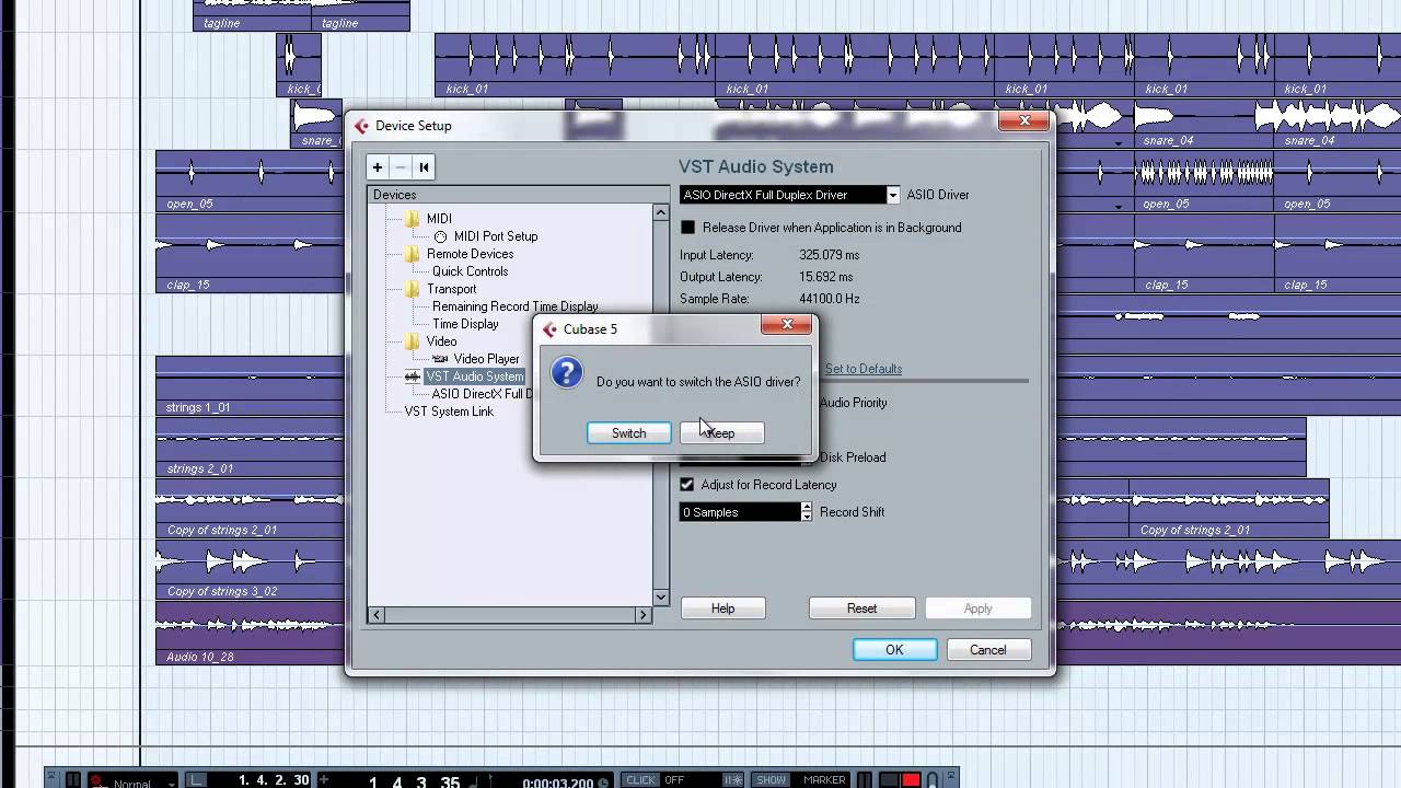 cubase 4 troubleshooting