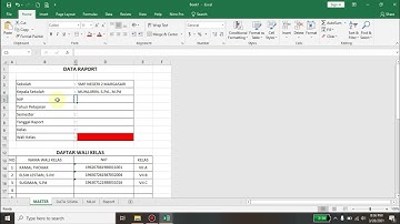 Belajar Membuat Aplikasi Raport 2021 - Excel - Part 1
