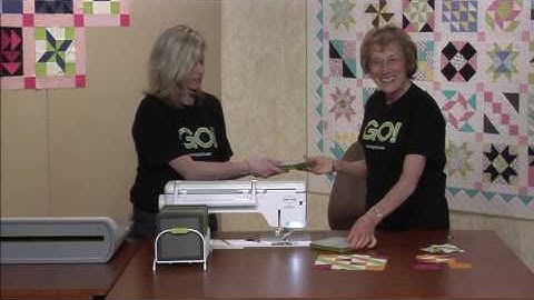 Making the GO! Trellis Block with Parallelograms featuring Eleanor Burns