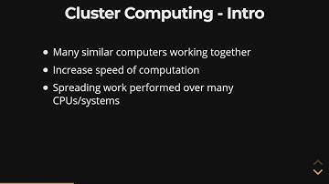 Cluster Computing - Introduction