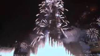 مباشرة اللقطات الأولى من احتفالات رأس السنة 2016 في دبي   YouTube