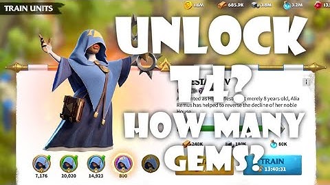 Call of Dragons | How to Unlock T4 |my 1st T4 | Gems spend | RSS | Mobile games