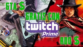 DINERO GRATIS EN GTA ONLINE Y RED DEAD ONLINE CON TWITCH PRIME