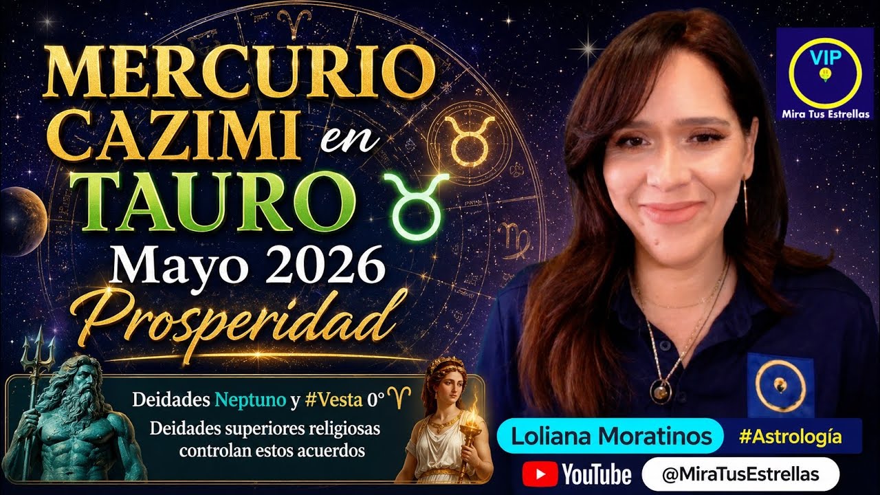 MiraTusEstrellas*VIP533 | Respondiendo tus preguntas MERCURIO CAZIMI en TAURO por Loliana Moratinos