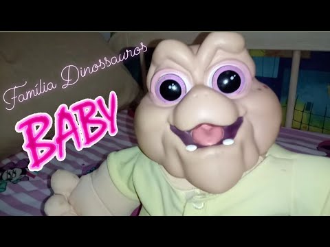 Boneco Baby Dinossauro Antigo