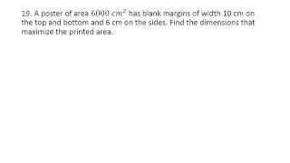 AP Calculus 4 7 #15, 17, 19
