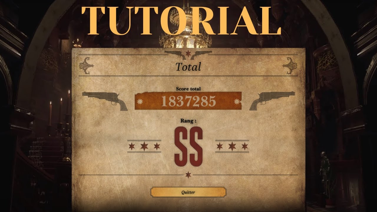 MERCENARIES HOW TO GET SS RANK ON CASTLE LEVEL (RE8) YouTube