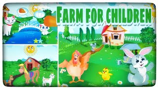 Permainan memelihara ternak. Well fed farm 2. Game edukasi anak laki dan perempuan screenshot 1