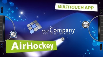 Interactive Digital Signage Software: MultiTouch App AirHockey