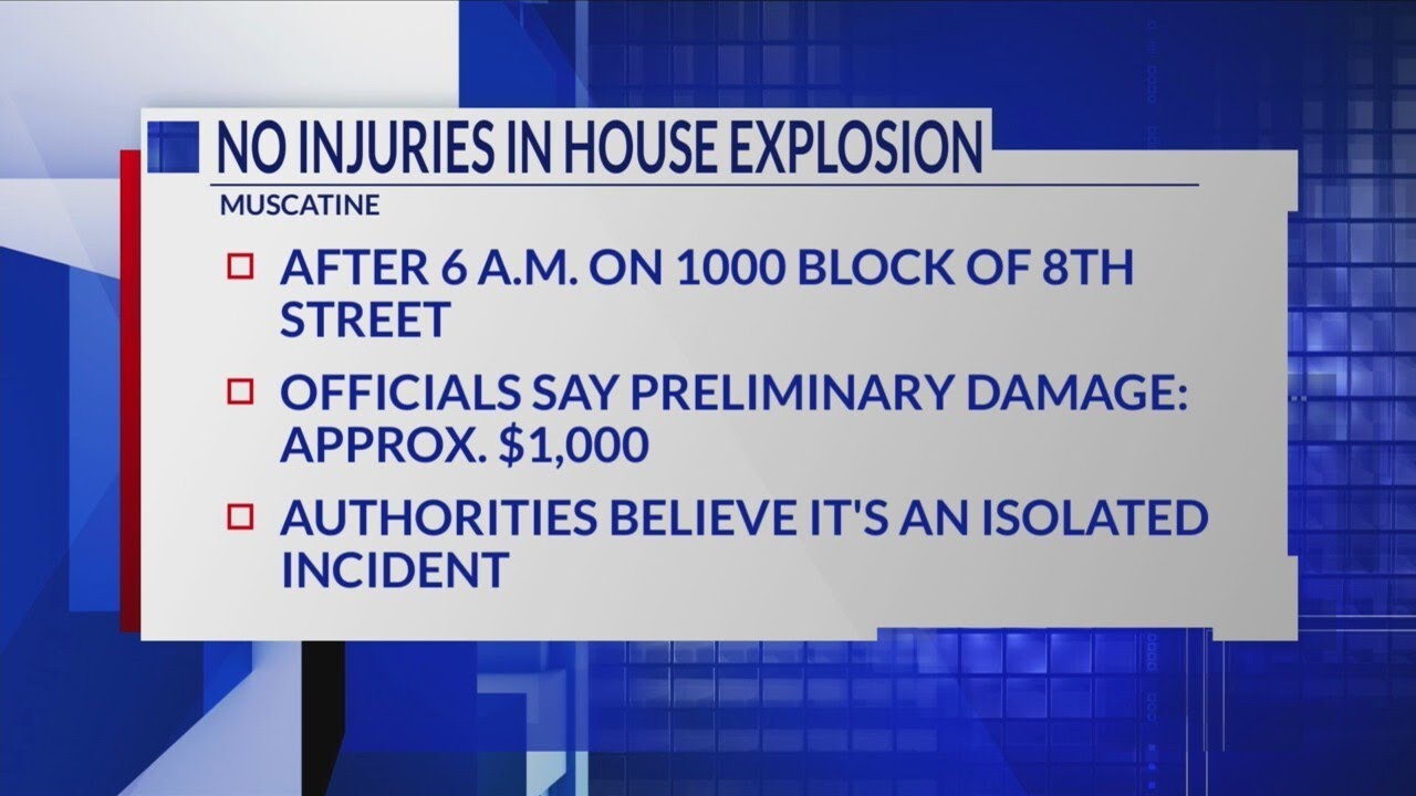 Explosion at Muscatine home under investigation - YouTube