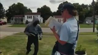 A Thief Gunpoint At The Mailwoman