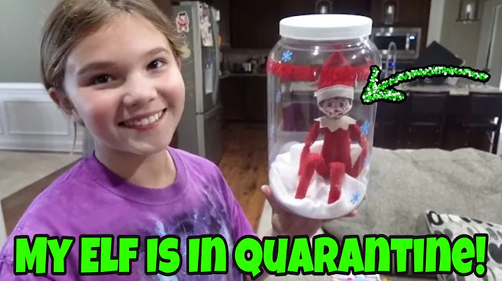 Our Elf On The Shelf Is In Quarantine! Ellie Sparkle Returns