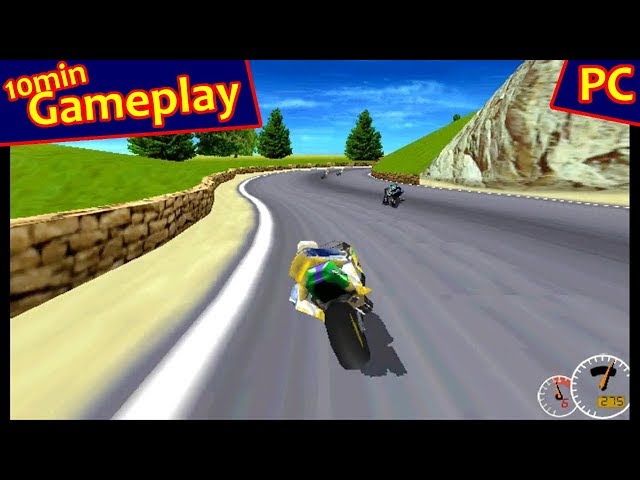 Moto Racer (1997) - PC Gameplay / Win 10 