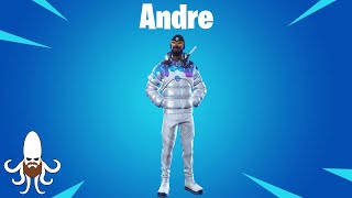 Andre - New Moncler Skin Review \& Gameplay - Fortnite