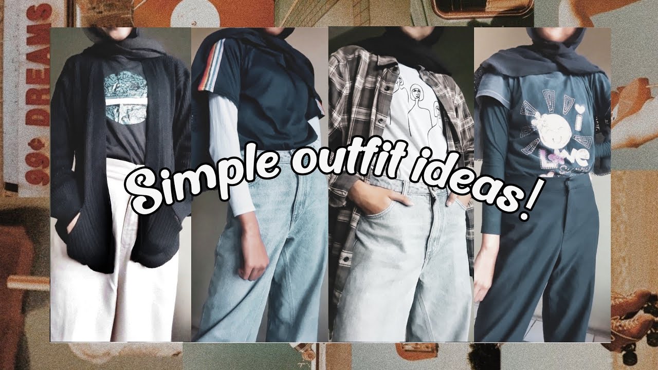 Outfit ideas👗 (simple look) | Indonesia🇲🇨 - YouTube