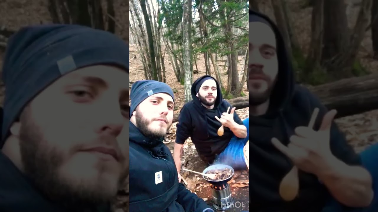Bushcraft Lunch in the woods 