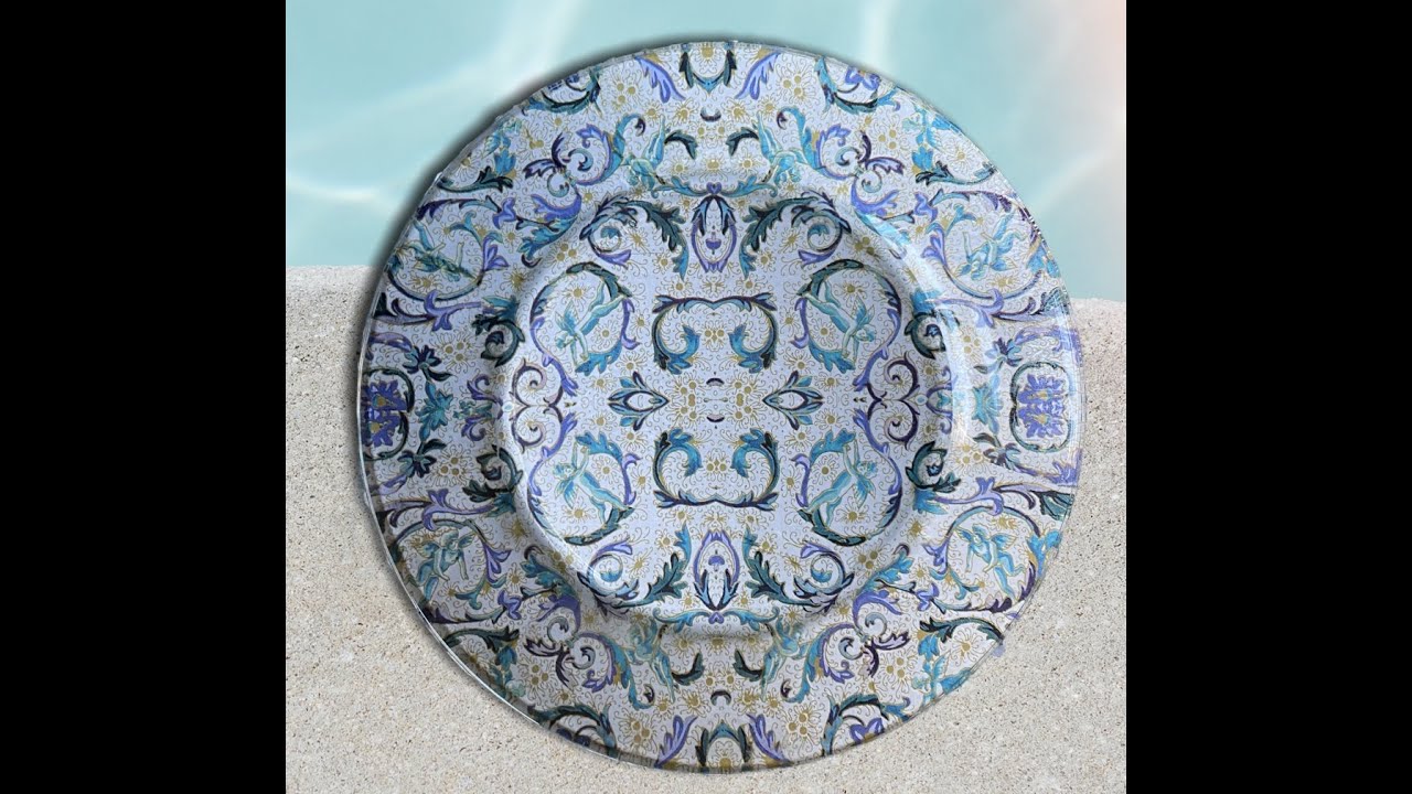 Decoupage on Glass DIY Decoupage with tissue paper YouTube