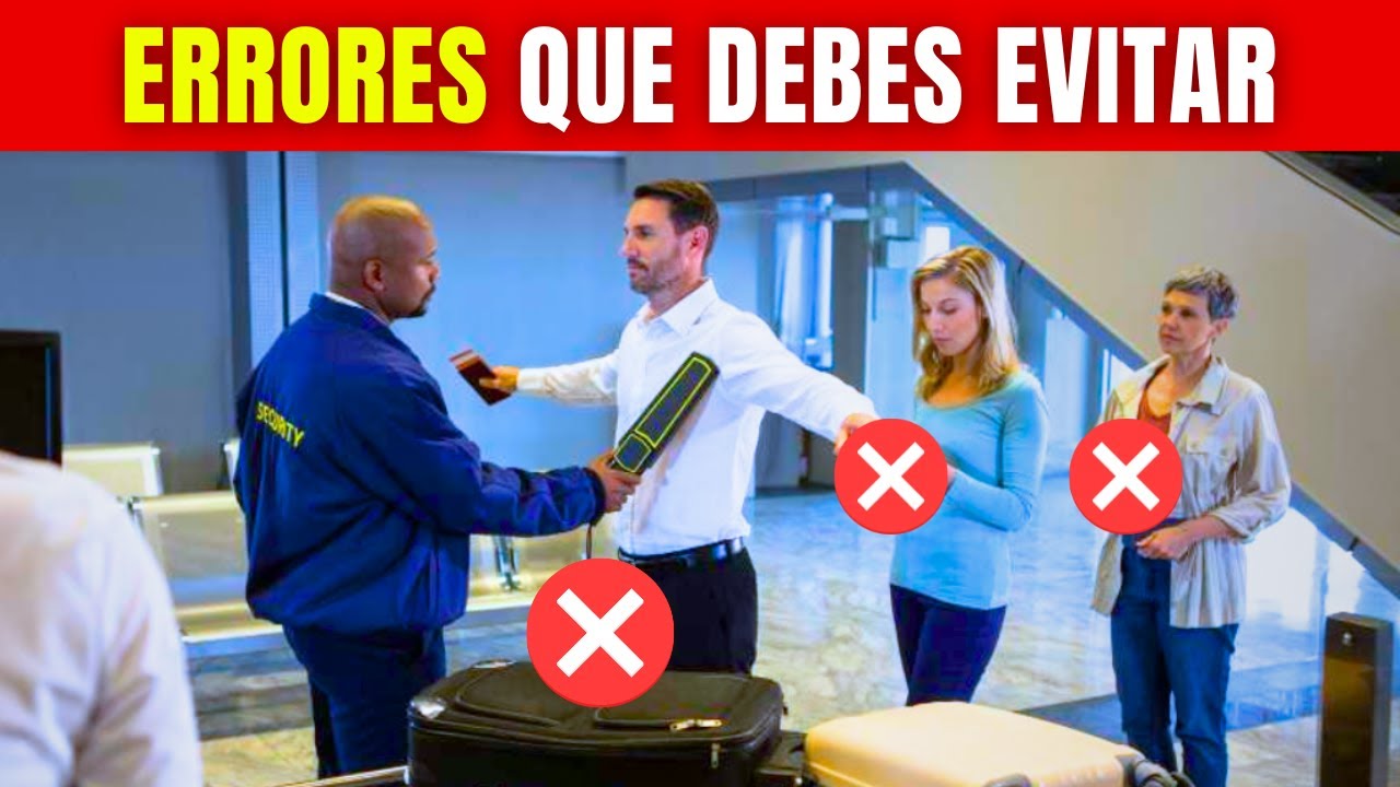 🚨 10 ERRORES en el AEROPUERTO que DEBES EVITAR (TIPS de SEGURIDAD) ✈️