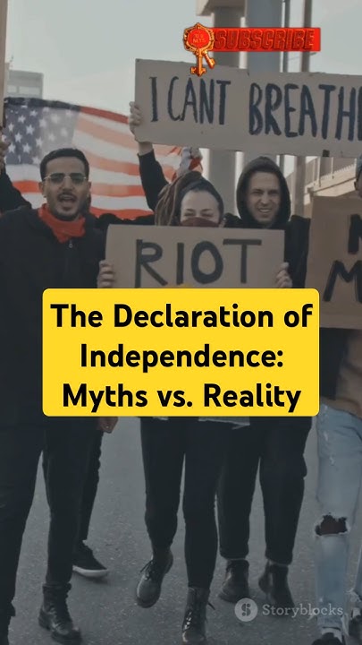declaration of independence mysterious on bottom left corner