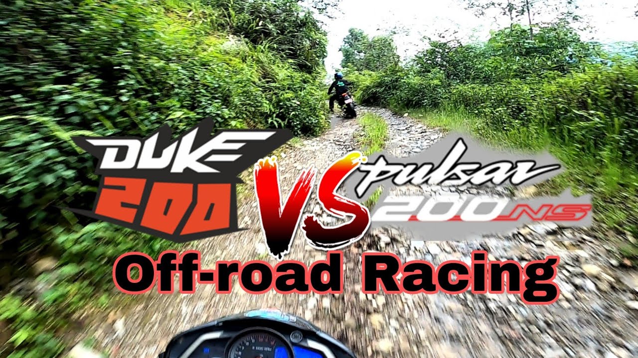Duke 200 VS NS200  Off-road Racing  |  Which One Is better ?? 😱😱 