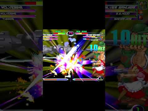 MvC2: Zavi - Samurai/Hood/Spiderman Hyper Hyakuretsutou Cruel Assault 42 Piece THC .:7.25.25:.