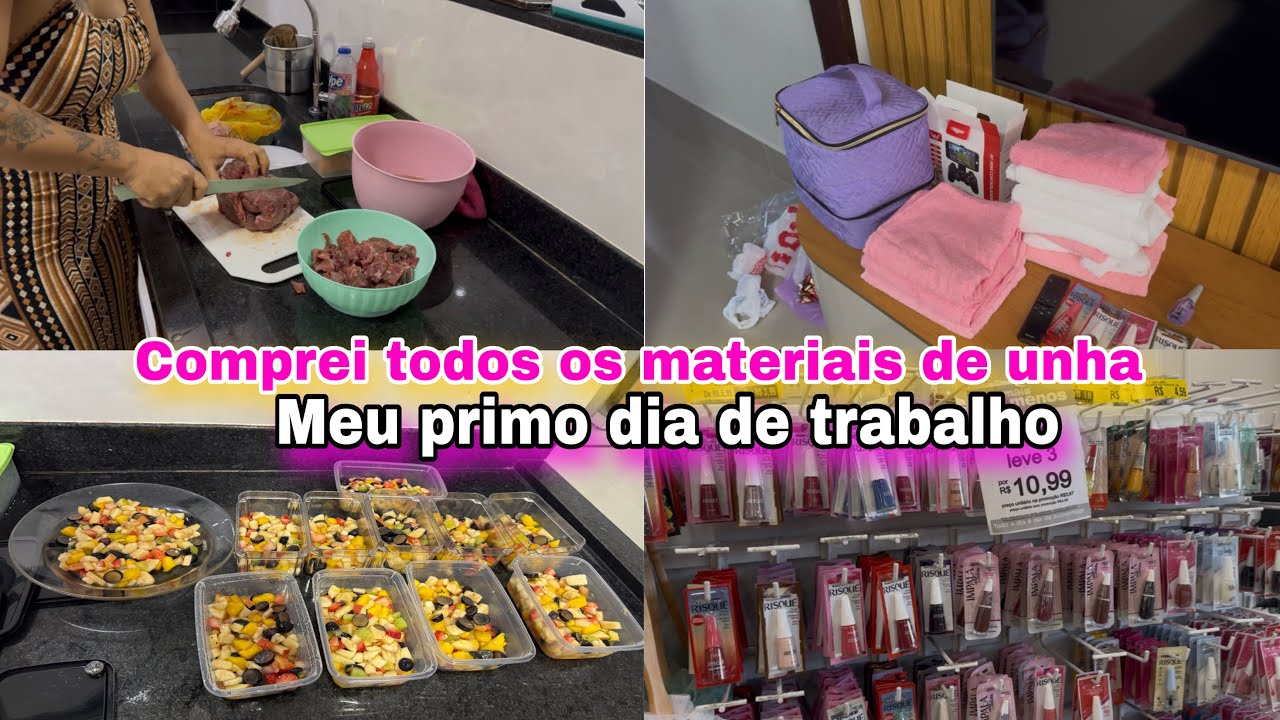 MEU PRIMEIRO DIA DE TRABALHO 😍 MOSTREI TUDO // DIA BEM CORRIDO