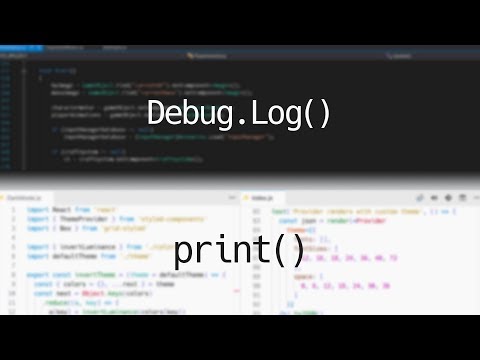 C’est mieux … Debug.Log ou print ?