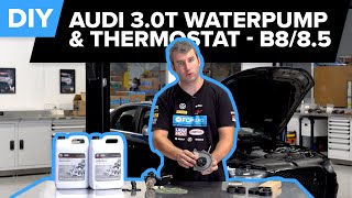 Audi B8/B8.5 S4 - 3.0T - Water pump and Thermostat Replacement DIY(S4, S5, SQ5, and More!)