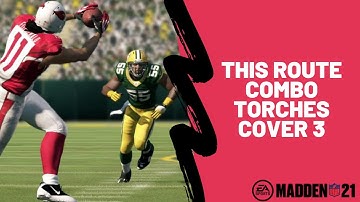 How to Torch Cover 3 Over The Top For a One Play Touchdown in Madden 21| Madden 21 Tips and tricks|