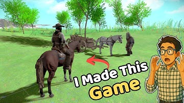 I Made a Unity Game Inspired by RDR 2 🐎🤠 | Game Development in Hindi | Game Devlog 01 #unity3d