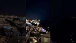 Oia, Santorini Island At Night