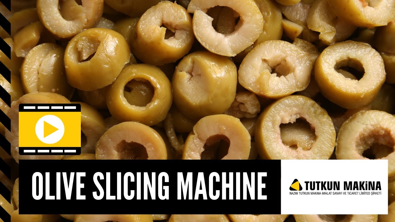 olive slicing machine 