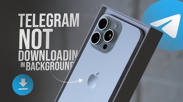 How to Fix Telegram Not Downloading in Background iPhone (tutorial)