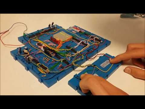 Flappy Bird Game Built With 7400 Series ICs