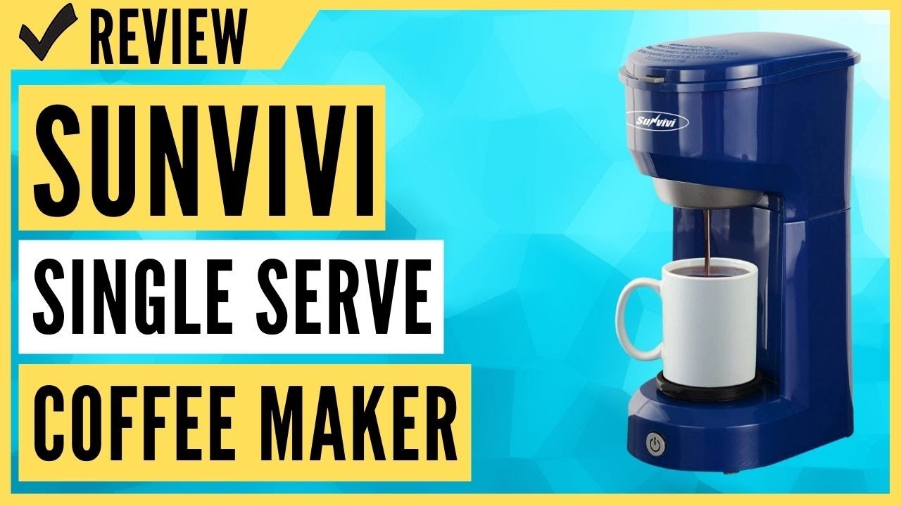 Sunvivi Singles Serve for Cup Pod Coffee Maker