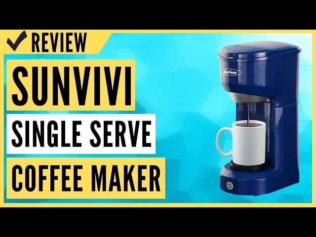 Sunvivi Singles Serve for Cup Pod Coffee Maker