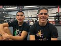 Vergil Ortiz reaction to Blair the Flair calling him out in camp with Brian Castano | esnews boxing