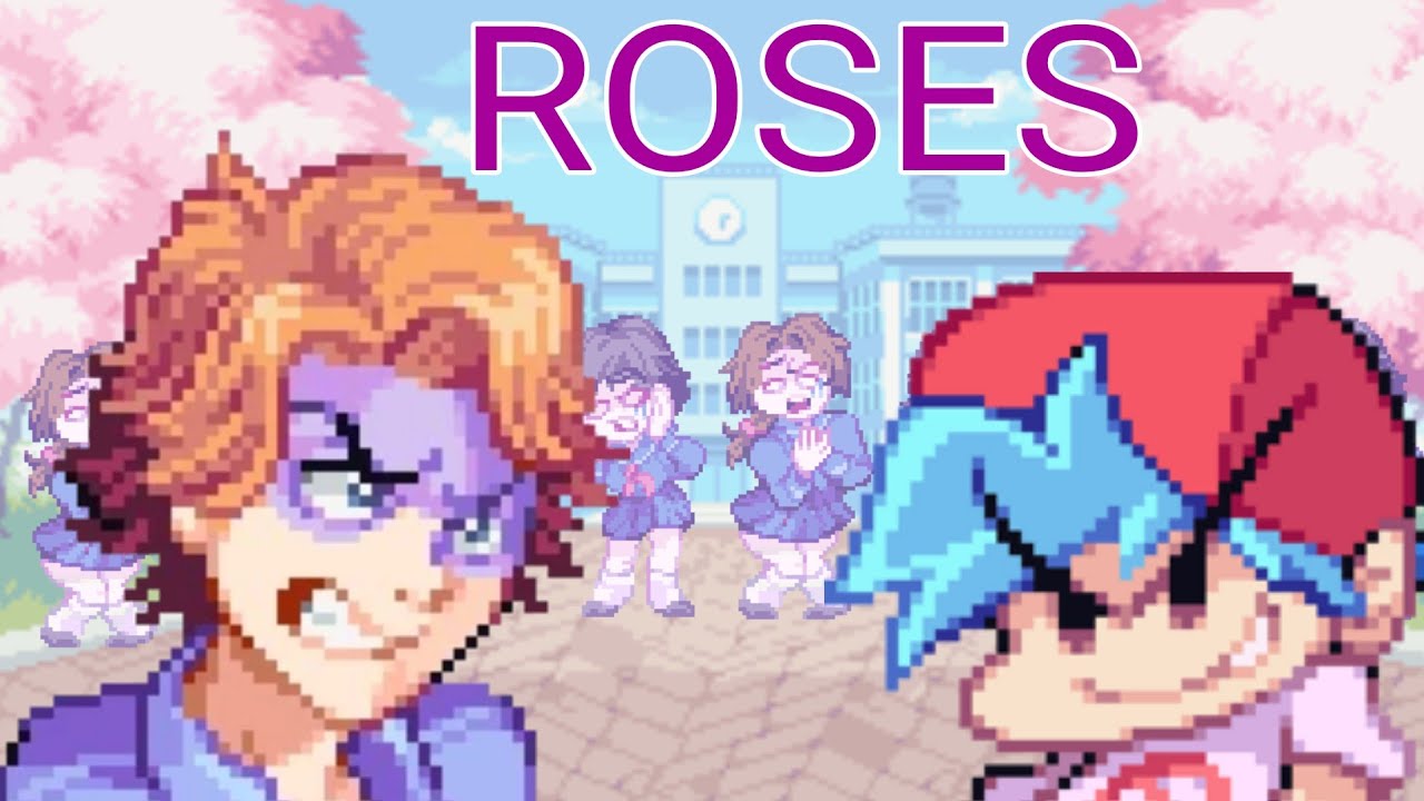 Friday Night Funkin' [Roses] OST Senpai - YouTube