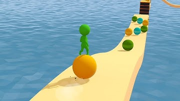 Stack Rider 🏃‍♂️✨ Epic Ball Rolling Challenge | Mobile Gameplay