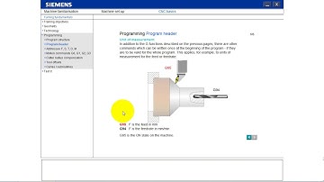 CNC Lathe Machine CNC BASICS (TECHNOLOGY + PROGRAMMING) - Siemens Sinumerik840D Sitrain