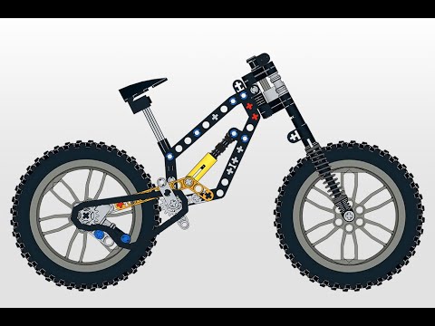 LEGO Technic - Downhill Bike - C model 42007 + INSTRUCTION - YouTube